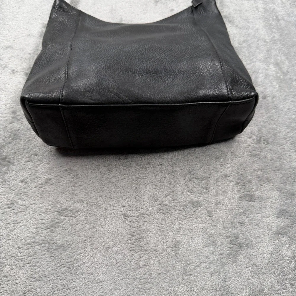 Nine West Black Shoulder Bag Crossbody Boho Indie Sleek Goth Minimalist Coquette